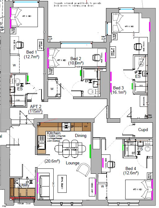 Bank Street, Flat 2