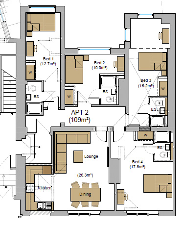 Bank Street, Flat 2